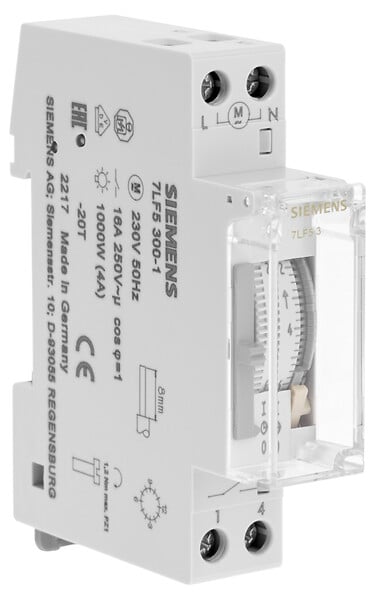 SIEMENS - Programmateur horaire synchrone 1 module 16A-SIEMENS - large