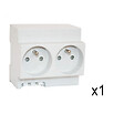 DIGITAL ELECTRIC - Double prise modulaire 16A-Digital Electric - vignette