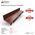 BRAVO THE SMART SOLUTION - Faitière en solin TR45 - bac acier - tôle de couverture - Toiture -  Coloris Brun Rouge Terracotta RAL 8012 L=2.10m, épaisseur 0.63mm - vignette