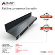 BRAVO THE SMART SOLUTION - Faitière en solin TR45 - bac acier - tôle de couverture - Toiture -  Coloris Gris Anthracite RAL 7016 L=2.10m, épaisseur 0.63mm - vignette