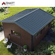 BRAVO THE SMART SOLUTION - Faitière double crantée TR45 - bac acier - tôle de couverture - Toiture -  Coloris Gris Bleu RAL 5008 L=2.10m, épaisseur 0.63mm - vignette