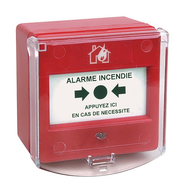COOPER - Clapet de Protection pivotant transparent pour déclencheur avec 2 clips de plombage-COOPER - large