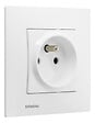 SIEMENS - Prise 2P+T Blanc Delta Viva + Plaque Blanc - vignette