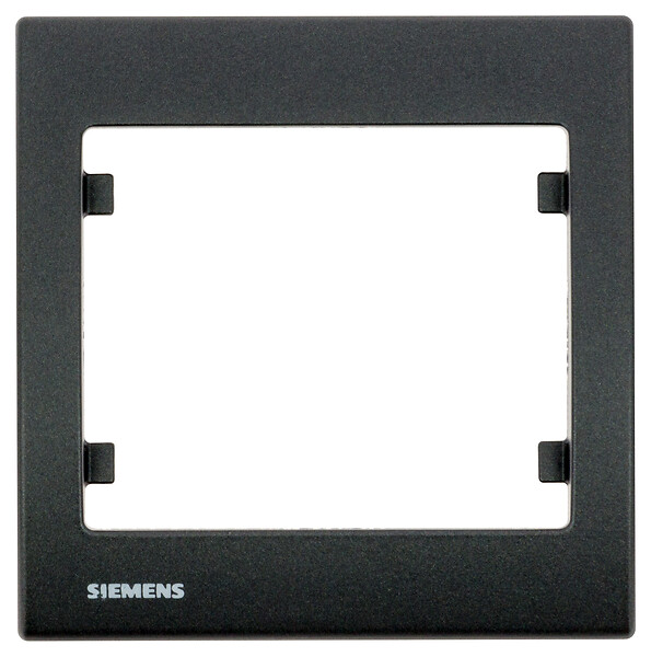 SIEMENS - Plaque Simple Anthracite Delta IRIS - large