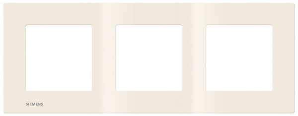 SIEMENS - Plaque Triple Beige DELTA VIVA - large