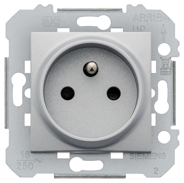 SIEMENS - Prises 2P+T Silver  DELTA VIVA SIEMENS - large