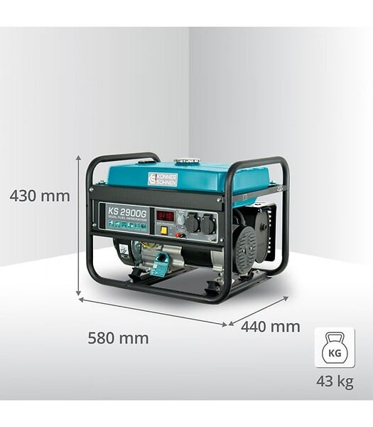 KONNER SOHNEN - Groupe électrogène à essence/gaz Könner & Söhnen KS 2900G - large