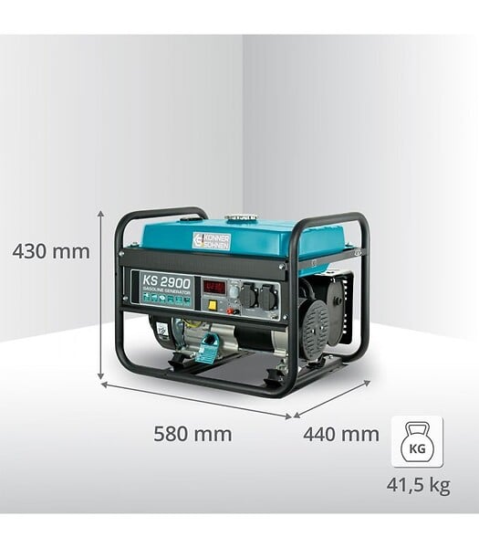 KONNER SOHNEN - Groupe électrogène à essence Könner & Söhnen KS 2900 - large