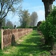 ART GARDEN - Panneau cloture noisetier en tressage vertical - H75 X L 150 cm - vignette