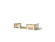 ALTANKA - Terrasse en bois avec balustrade pour abri en bois - 12m2 - 4m x 3m - couleur: naturel - DOM393 - vignette