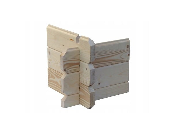 ALTANKA - Terrasse en bois avec balustrade pour abri en bois - 12m2 - 4m x 3m - couleur: naturel - DOM393 - large
