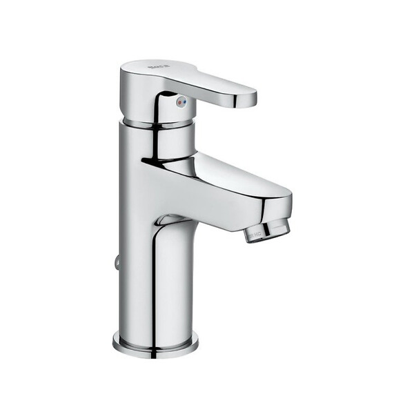 ROCA - Roca Arola mitigeur de lavabo à levier avec bonde, chrome brillant (A5A306AC0K) - large