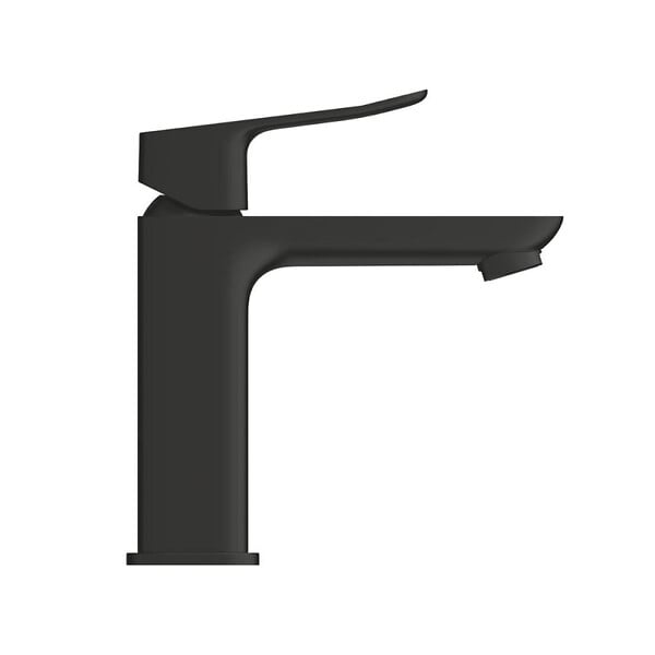 GROHE - Grohe Dice mitigeur monocommande de lavabo à levier avec vidage Clic-Clac, noir mat (1018332430) - large