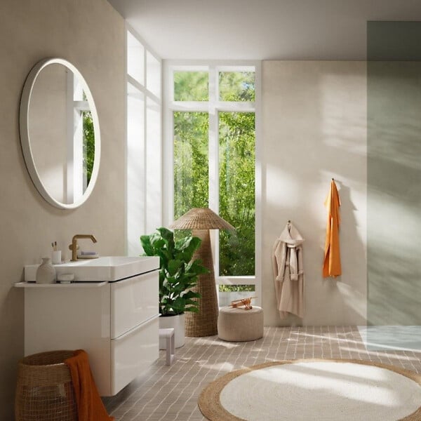 HANSGROHE - Hansgrohe Tecturis S mitigeur monocommande de lavabo éco CoolStart, bonde Push-Open, bronze brossé (73320140) - large