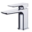 SWISS AQUA TECHNOLOGIES - Swiss Aqua Technologies Brevis mitigeur de lavabo en laiton à levier, sans vidage, chrome brillant (SATBSBRE271) - vignette