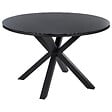 BELIANI - Table de salle à manger de jardin MALETTO 120 cm 120 cm Verre Noir - vignette