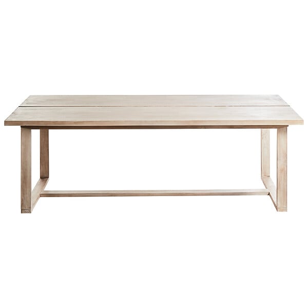 BELIANI - Table de salle à manger de jardin AZZANELLO 230 cm 100 cm Acacia Marron clair - large
