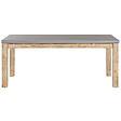 BELIANI - Table de salle à manger de jardin OSTUNI 180 cm 90 cm Béton Gris - vignette