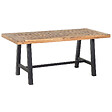 BELIANI - Table de salle à manger de jardin SCANIA 170 cm 80 cm Acacia Noir - vignette