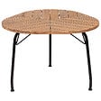 BELIANI - Table de salle à manger de jardin VARENNA 106 cm 103 cm Acacia Marron - vignette