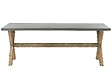 BELIANI - Table de salle à manger de jardin OLBIA 200 cm 100 cm Béton Gris - vignette