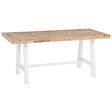 BELIANI - Table de salle à manger de jardin SCANIA 170 cm 80 cm Acacia Blanc - vignette