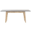 BELIANI - Table de salle à manger de jardin ORIA 180 cm 90 cm Béton Gris - vignette