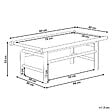 BELIANI - Table basse de jardin TODI Bambou Marron - vignette