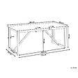 BELIANI - Table de salle à manger de jardin NOTTERI 180 cm 90 cm Béton Gris - vignette