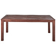 BELIANI - Table de salle à manger de jardin TUSCANIA 180 cm 100 cm Bois d\'eucalyptus Marron foncé - vignette