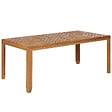 BELIANI - Table de salle à manger de jardin BARATTI 180 cm 90 cm Acacia Marron - vignette