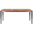 BELIANI - Table de salle à manger de jardin GROSSETO 180 cm 90 cm Bois d\'eucalyptus Marron - vignette
