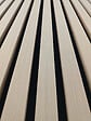 AICA SANITAIRE - Lot de 3 Panneaux Muraux Décoratifs Acoustiques Bois MDF 240x60cm Chêne clair AntiBruit, Facile à Poser - vignette