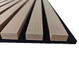 AICA SANITAIRE - Lot de 3 Panneaux Muraux Décoratifs Acoustiques Bois MDF 240x60cm Chêne clair AntiBruit, Facile à Poser - vignette