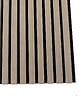 AICA SANITAIRE - Lot de 3 Panneaux Muraux Décoratifs Acoustiques Bois MDF 240x60cm Chêne foncé  AntiBruit, Facile à Poser - vignette