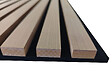 AICA SANITAIRE - Lot de 4 Panneaux Muraux Décoratifs Acoustiques Bois MDF 60x60cm  Chêne clair  AntiBruit, Facile à Poser - vignette