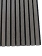 AICA SANITAIRE - Lot de 2 Panneaux Muraux Décoratifs Acoustiques Bois MDF 120x60cm Chêne noir  AntiBruit, Facile à Poser - vignette