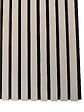 AICA SANITAIRE - Lot de 3 Panneaux Muraux Décoratifs Acoustiques Bois MDF 260x30cm Chêne noi  AntiBruit, Facile à Poser - vignette