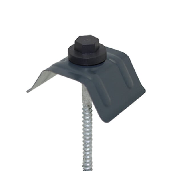 MCCOVER - Kit 50 fixations pour plaques acier nervurées 900/25 – Gris 7016 Gris anthracite RAL 7016, Unités - 50 pièces - large