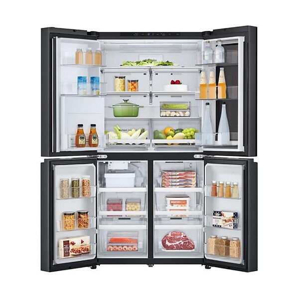 LG - réfrigérateur américain 91cm 646l total no-frost noir acier - GMK960EV2E - large