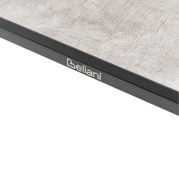 BELIANI - Table de salle à manger de jardin SOVARETO 180 cm 90 cm Imitation bois Gris clair - large
