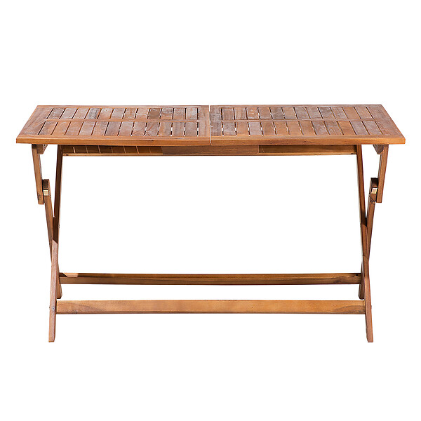 BELIANI - Table de salle à manger de jardin CENTO 140 cm 75 cm Acacia Marron - large