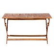 BELIANI - Table de salle à manger de jardin CENTO 140 cm 75 cm Acacia Marron - vignette