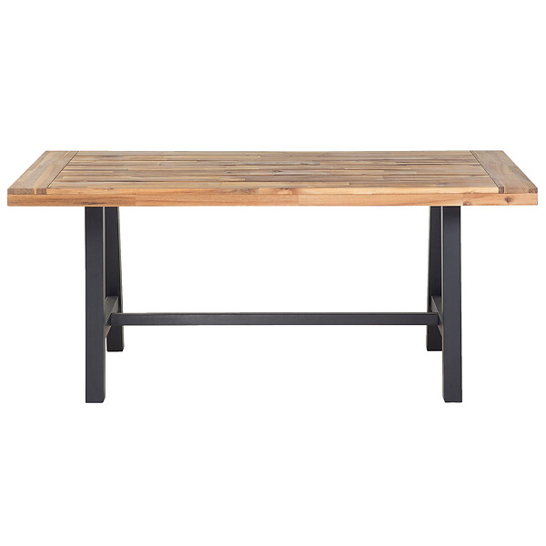 BELIANI - Table de salle à manger de jardin SCANIA 170 cm 80 cm Acacia Noir - large