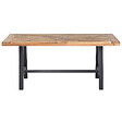 BELIANI - Table de salle à manger de jardin SCANIA 170 cm 80 cm Acacia Noir - vignette
