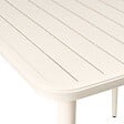 BELIANI - Table de salle à manger de jardin NATURNO 80 cm 80 cm Métal Beige clair - vignette