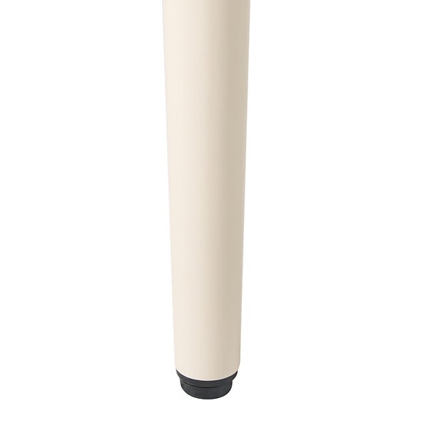 BELIANI - Table de salle à manger de jardin NATURNO 80 cm 80 cm Métal Beige clair - large