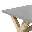BELIANI - Table de salle à manger de jardin OLBIA 200 cm 100 cm Béton Gris - vignette