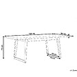 BELIANI - Table de salle à manger de jardin ORIA 180 cm 90 cm Béton Gris - vignette