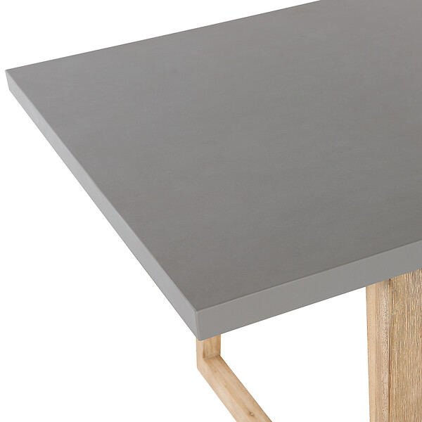BELIANI - Table de salle à manger de jardin ORIA 180 cm 90 cm Béton Gris - large